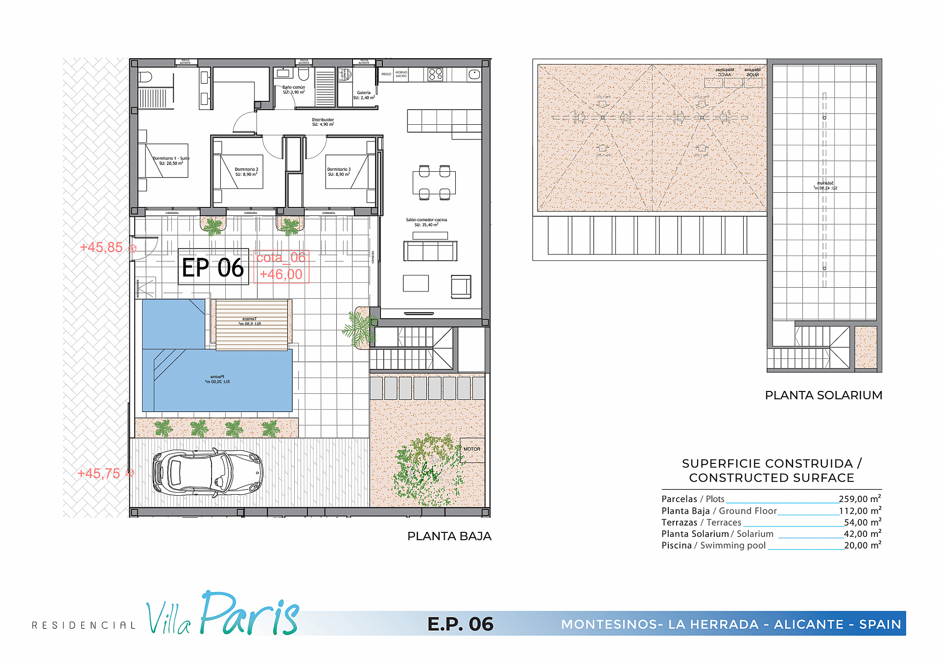 Nyproducerade fristående villor i La Herrada - Lotus Properties