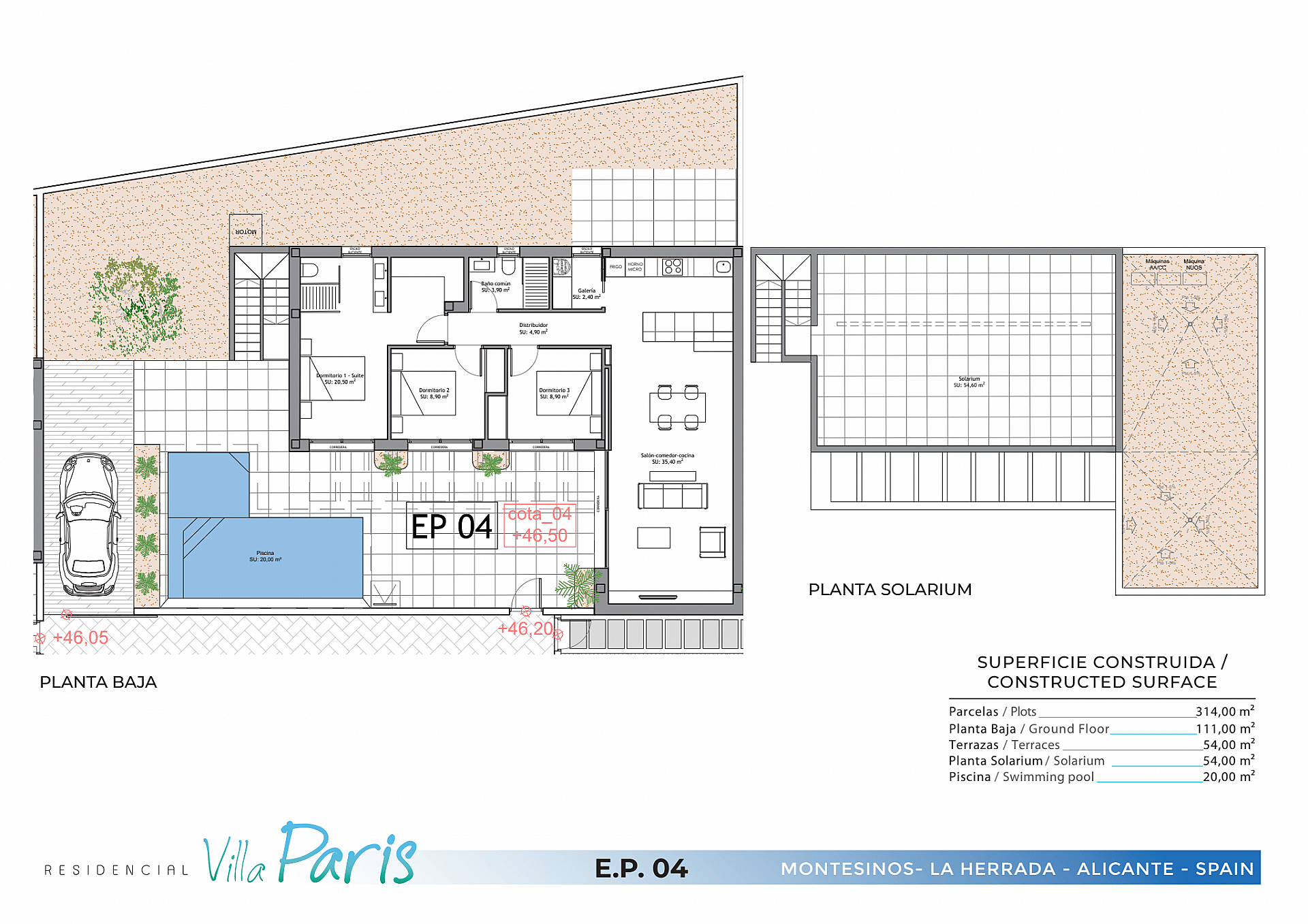 Nyproducerade fristående villor i La Herrada - Lotus Properties