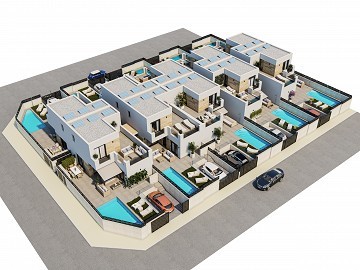 Nybyggda rymliga parhus med privat pool i Dolores där allt ingår! - Lotus Properties