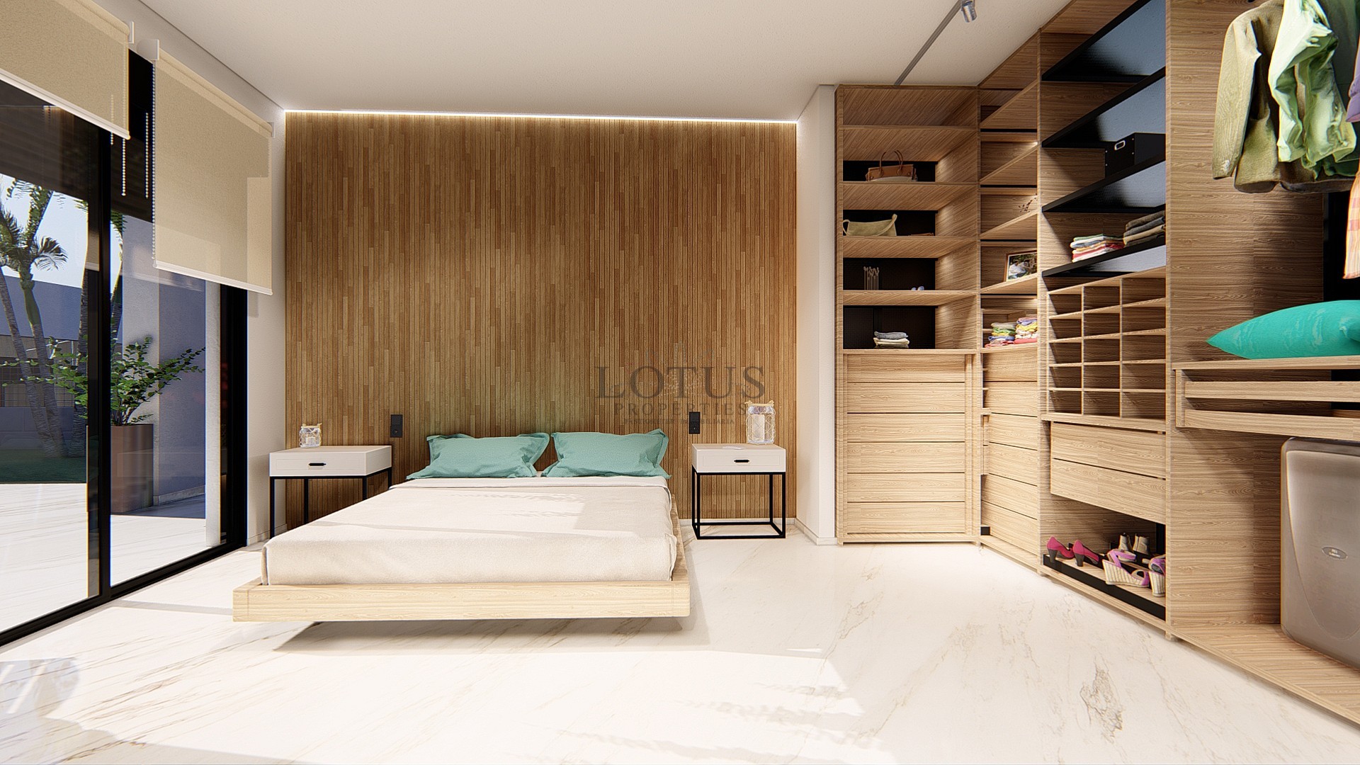 Nybyggda villor i La Finca Golf på ett plan med privata pooler - Lotus Properties