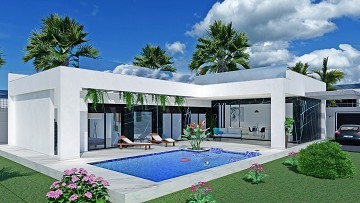 Nybyggda villor i La Finca Golf på ett plan med privata pooler - Lotus Properties