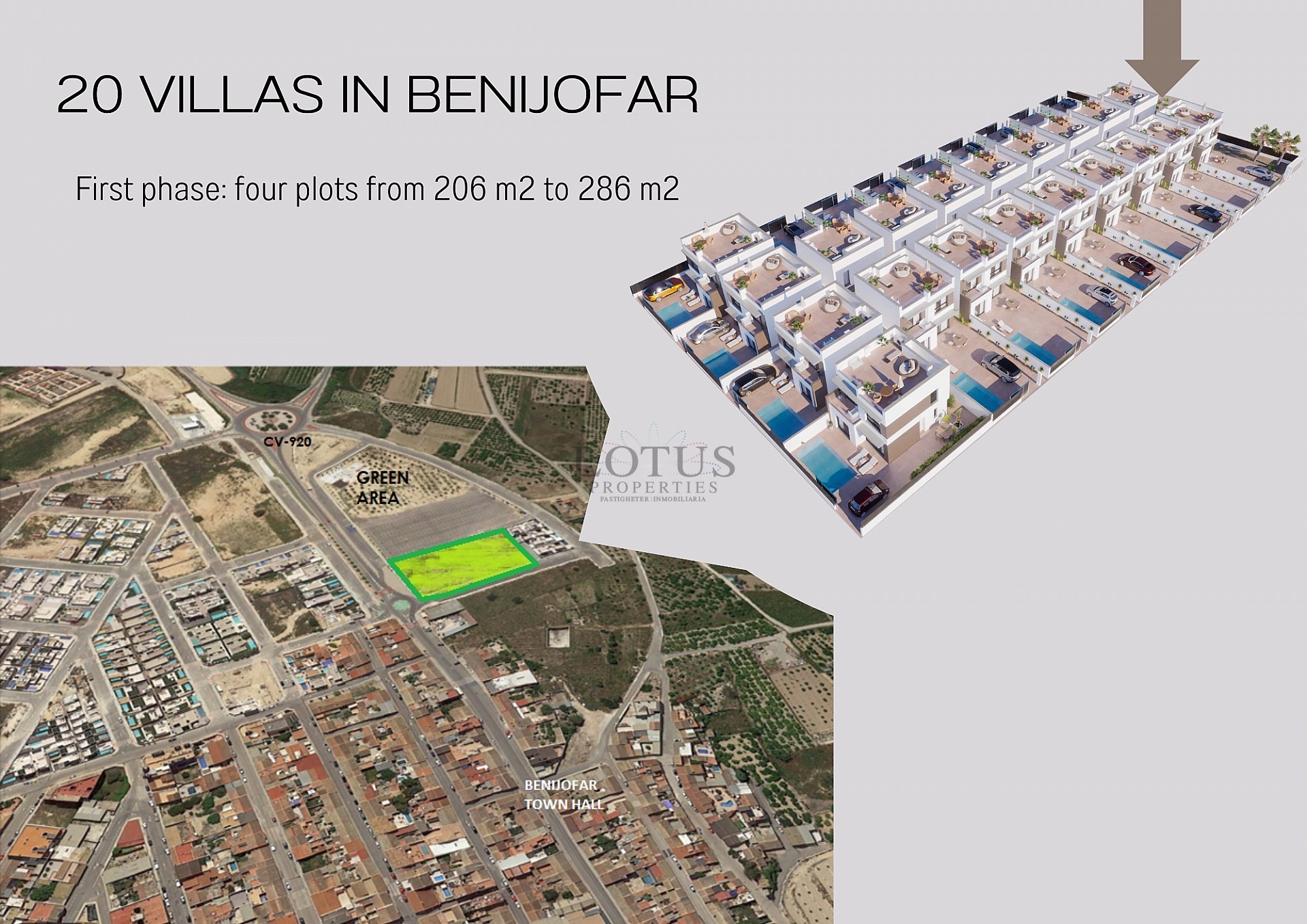 Nya villor med privat pool i Benijofar - Lotus Properties