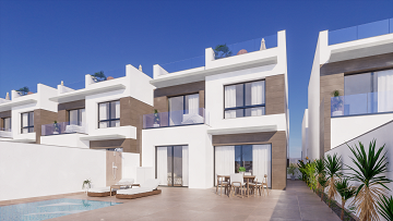 New villas with private pool in Benijofar - Lotus Properties
