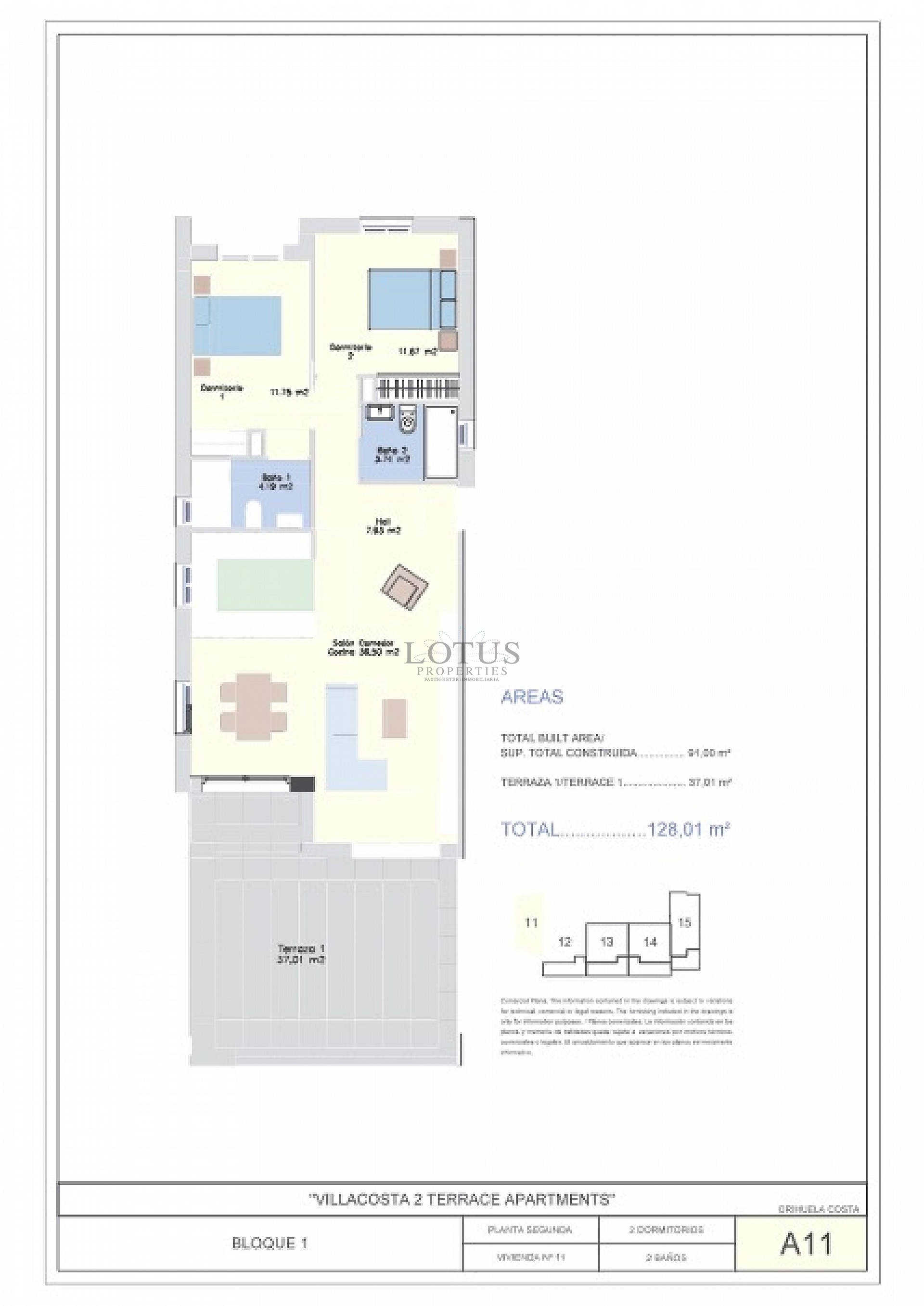 New Villacosta Club 2 Terrace Apartments - Villamartin - Lotus Properties