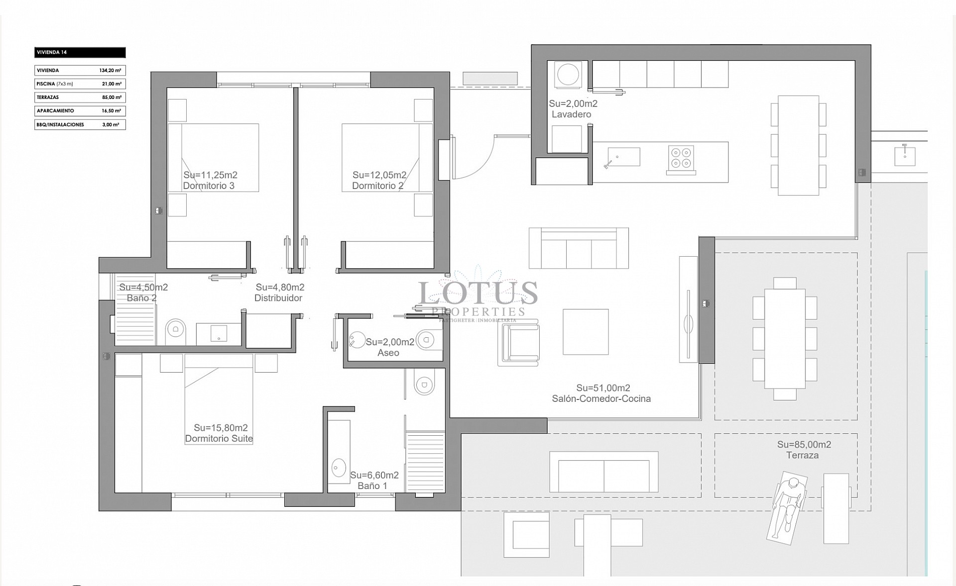 Fantastiska nyproducerade enplansvillor - Lotus Properties