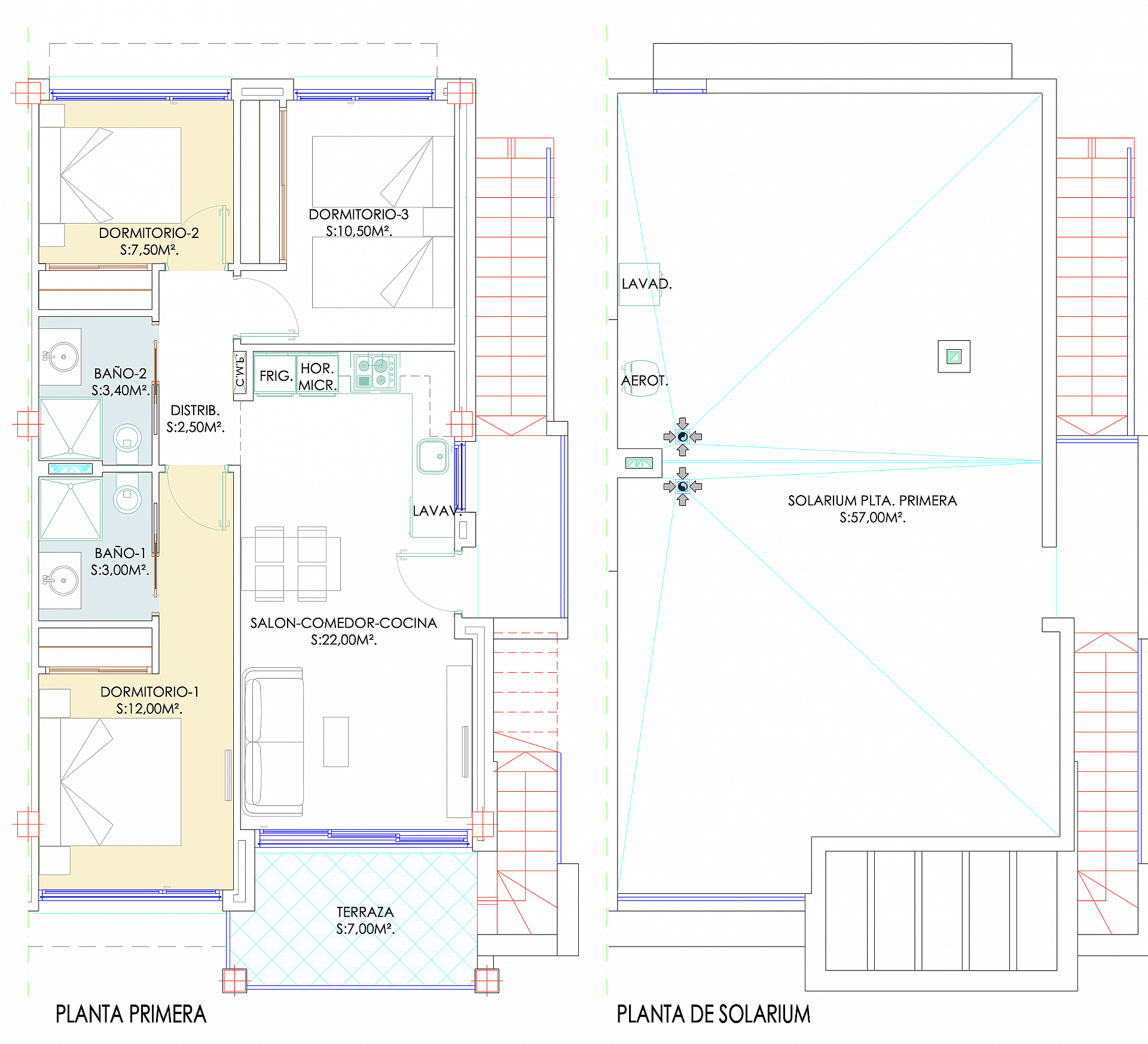 Nya mark & takvåningar i Los Balcones - Lotus Properties