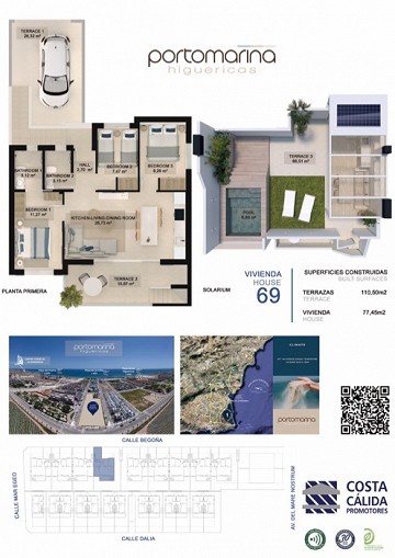 Nuevo con tres dormitorios y piscina privada - Torre de la Horadada - Lotus Properties