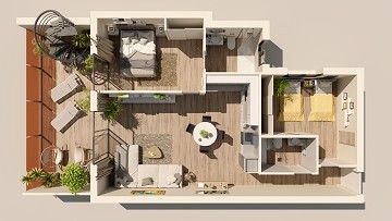 Apartamentos nuevos a 550 m de la playa - Torrevieja - Lotus Properties