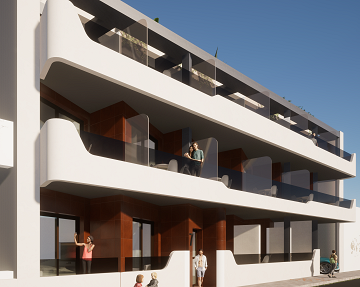 Nieuwe appartementen op 230 m van het strand van Los Locos - Torrevieja - Lotus Properties