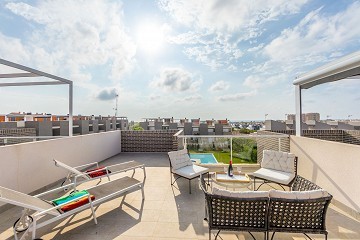 Luxe penthouse met prachtig zeezicht en uitzicht op het zwembad in La Isla 2 - Aguas Nuevas - Lotus Properties