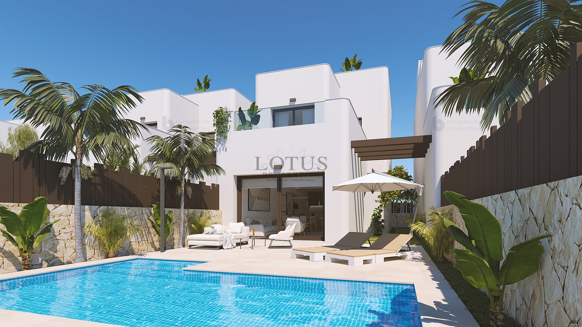 Lyxvillor med pool i strandnära Mil Palmeras - Lotus Properties