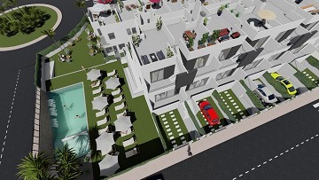 Townhouses with solarium and swimming pool in Cox - Alicante - Lotus Properties