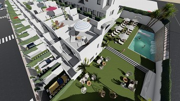 Townhouses with solarium and swimming pool in Cox - Alicante - Lotus Properties