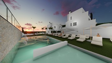 Townhouses with solarium and swimming pool in Cox - Alicante - Lotus Properties