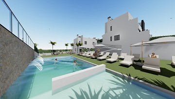 Townhouses with solarium and swimming pool in Cox - Alicante - Lotus Properties