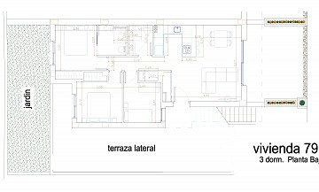 Mark & Takvåningar med 3 Sovrum - Los Balcones  - Lotus Properties