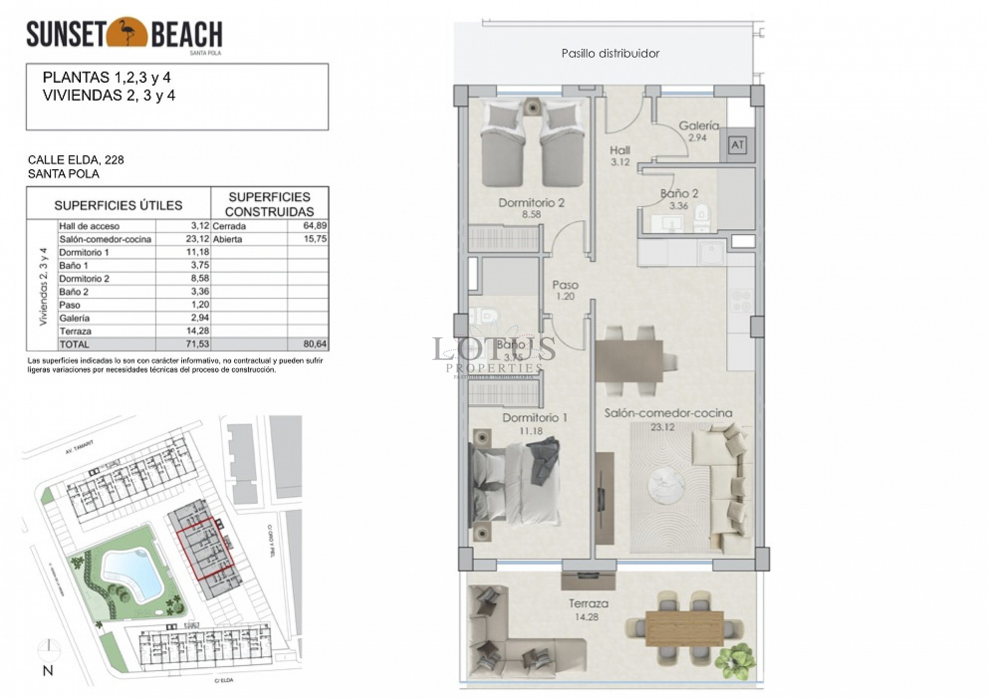 Новые квартиры в 100 м от пляжа в Санта Поле - Lotus Properties