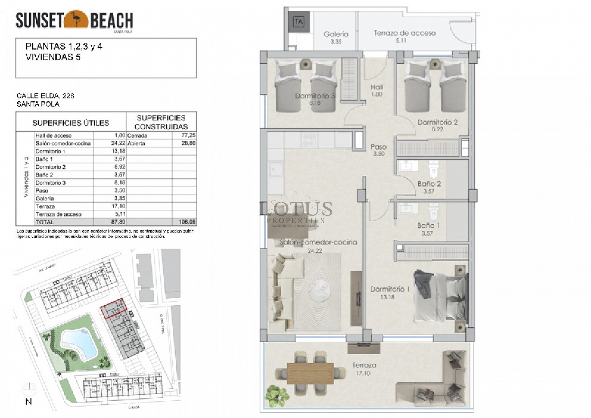 Новые квартиры в 100 м от пляжа в Санта Поле - Lotus Properties