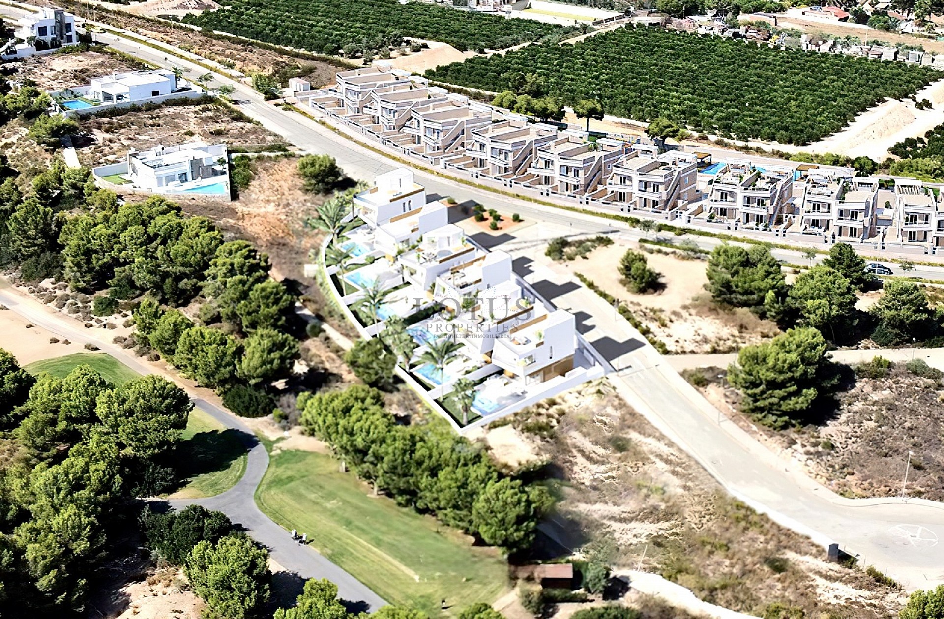 Nybyggnation av 6 magnifika villor i Fantastiska Pilar de la Horadada - Lotus Properties