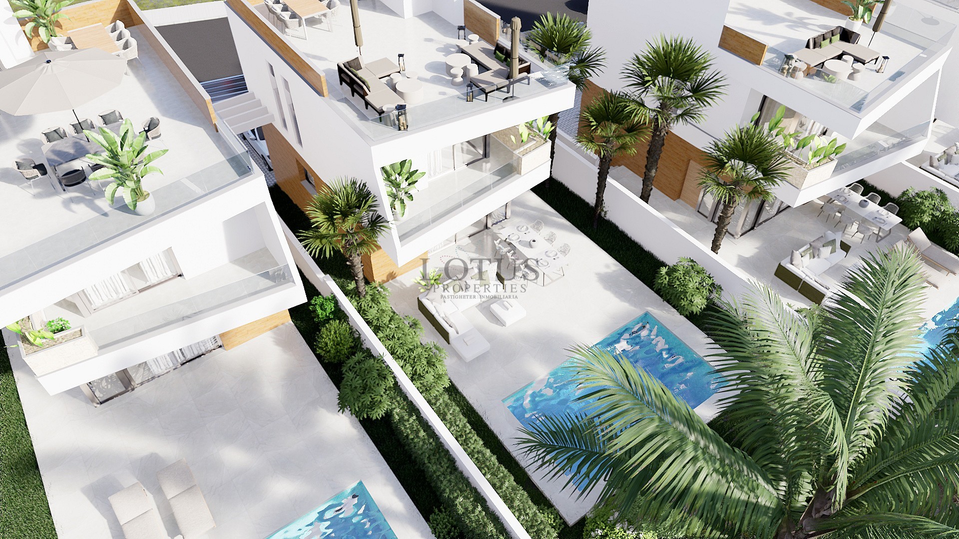 Nybyggnation av 6 magnifika villor i Fantastiska Pilar de la Horadada - Lotus Properties