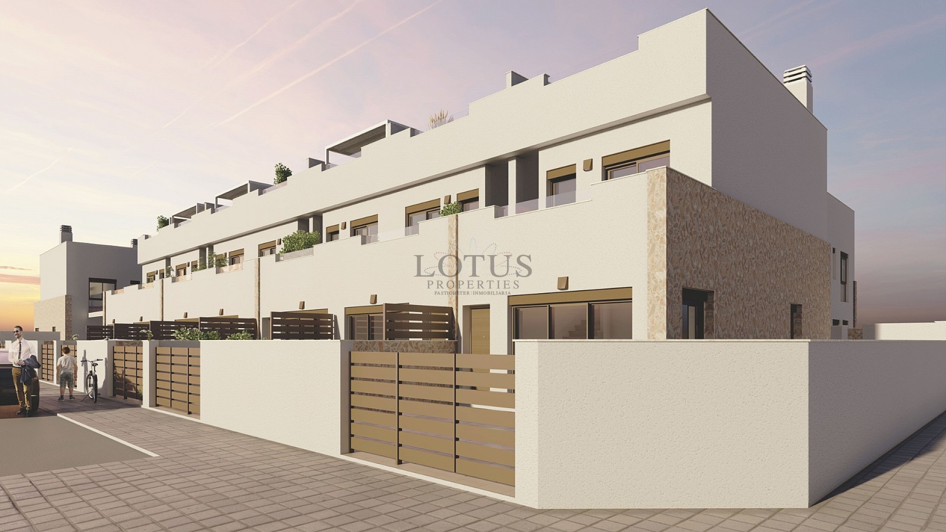 Nya radhus med 3 sov & takterrass - Pilar de la Horadada - Lotus Properties