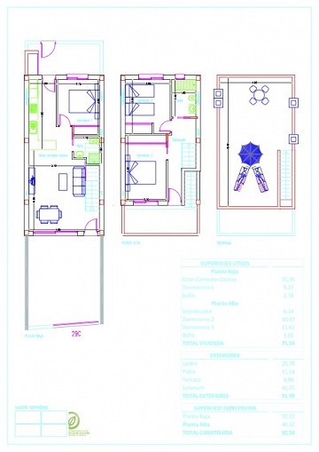 Новый таунхаус с 3 спальнями и террасой на крыше - Пилар де ла Орадада - Lotus Properties