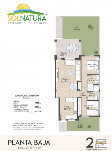 Ground floor in beautiful residential area Sol Natura - Lotus Properties