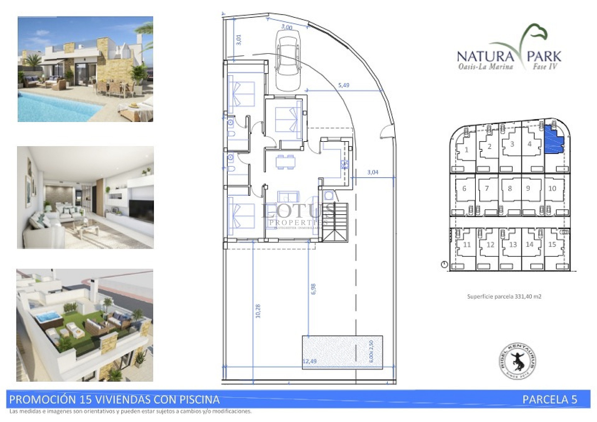 Nybyggda villor i vackra Natura Park IV- La Marina med privat pool och 3 sovrum och 2 badrum  - Lotus Properties