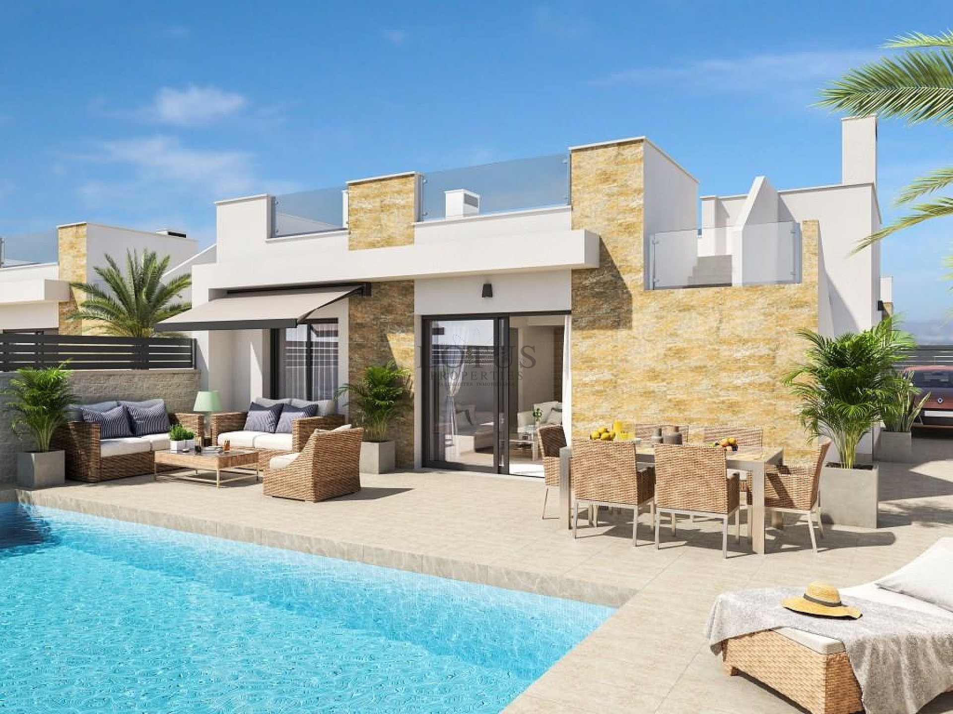 Nybyggda villor i vackra Natura Park IV- La Marina med privat pool och 3 sovrum och 2 badrum  - Lotus Properties