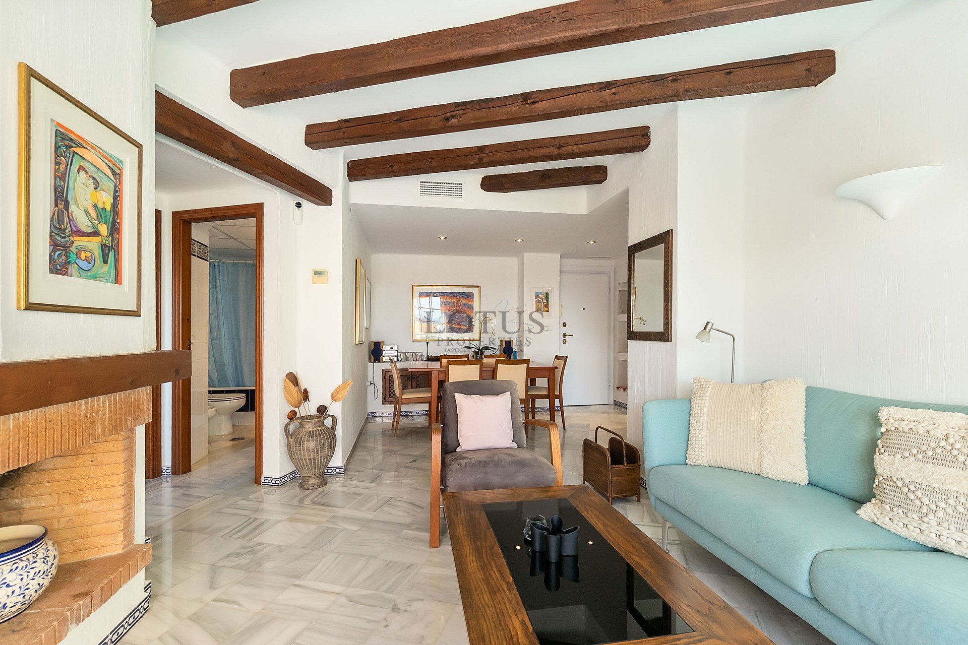 Groot penthouse met 3 slaapkamers en 2 badkamers, uitzicht op zee, garage en berging in Aldea del Mar - Lotus Properties