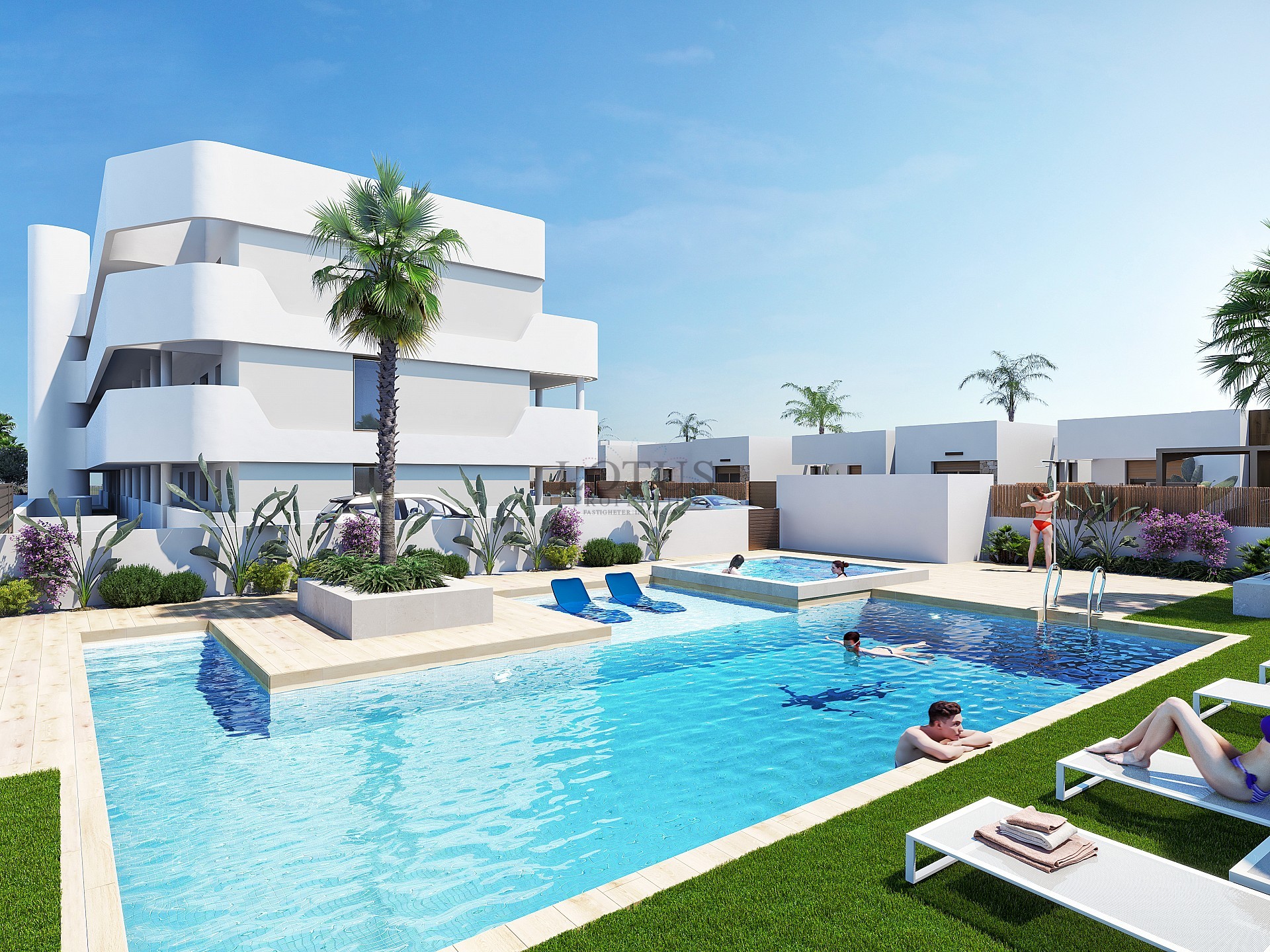 NEW PROJECT WITH VILLAS AND APARTMENTS - Lotus Properties