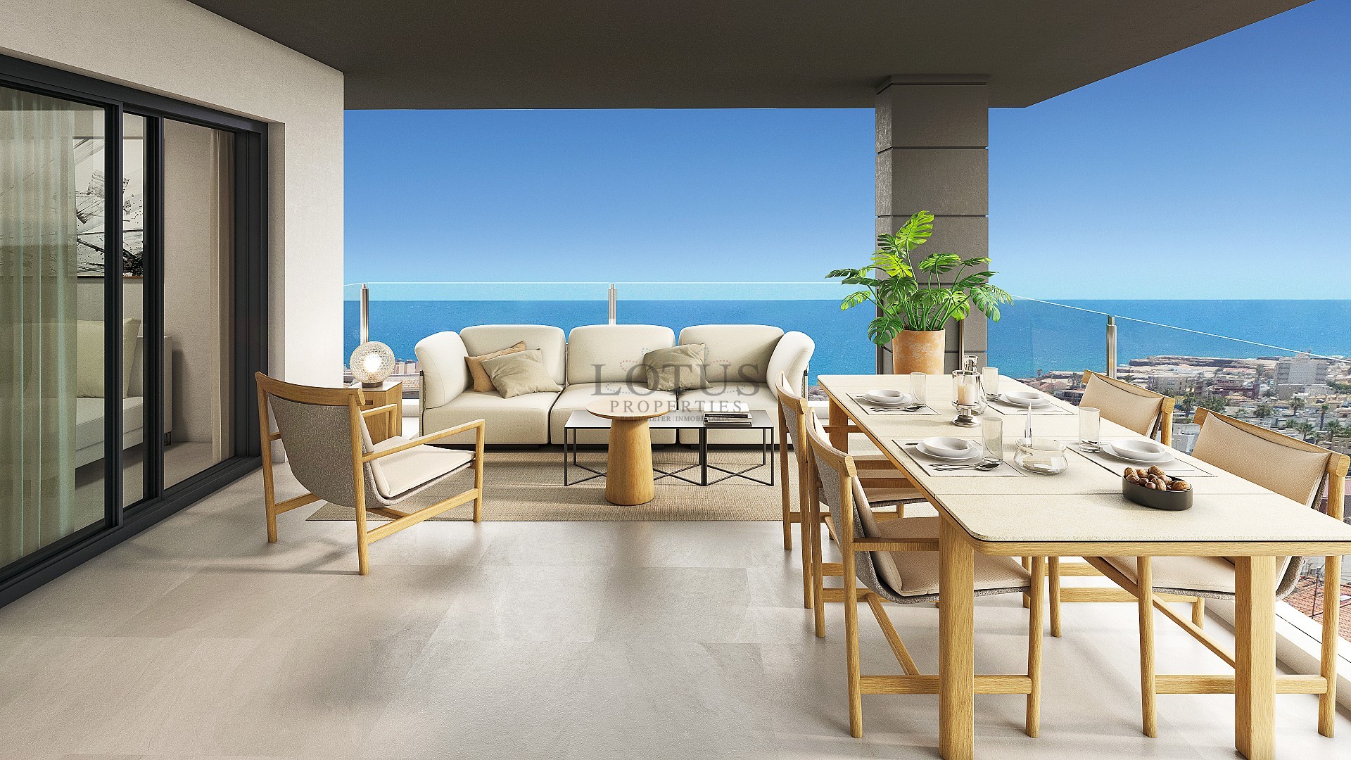 АПАРТАМЕНТЫ С 2 СПАЛЬНЯМИ РЯДОМ С ПЛЯЖЕМ ЛА МАТА - Lotus Properties