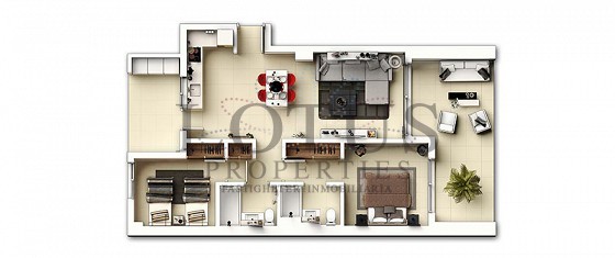 Ключевая отделка Эксклюзивные апартаменты на первой линии, Пунта Прима - Lotus Properties